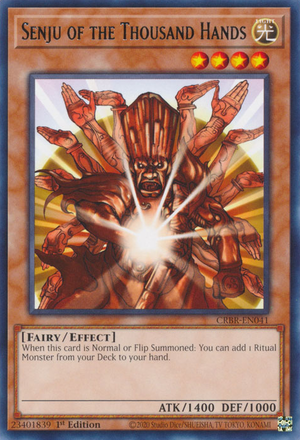 Senju of the Thousand Hands - Super Rare - CRBR-EN041