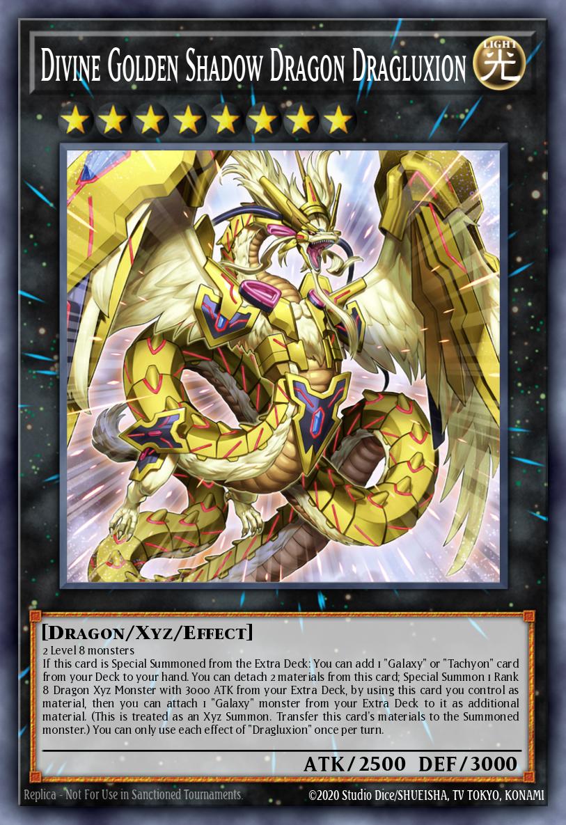 Divine Golden Shadow Dragon Dragluxion
