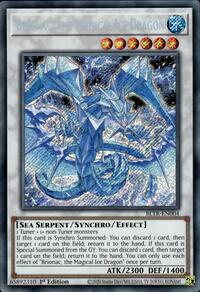 Brionac, the Magical Ice Dragon - Secret Rare - BLTR-EN004