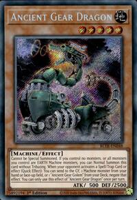 Ancient Gear Dragon - Secret Rare - BLTR-EN048