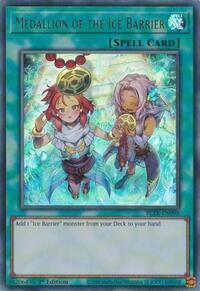 Medallion of the Ice Barrier (Alternate Art) - Ultra Rare - BLTR-EN098