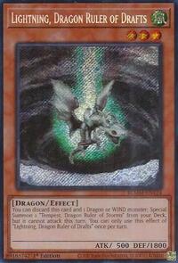 Lightning, Dragon Ruler of Drafts - Secret Rare - BLMM-EN124