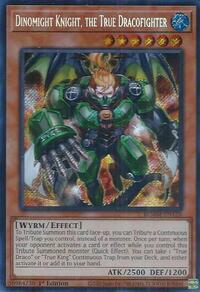 Dinomight Knight, the True Dracofighter - Secret Rare - BLMM-EN126