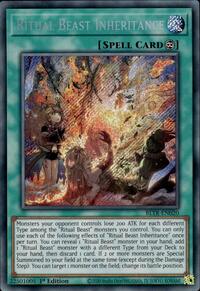 Ritual Beast Inheritance - Secret Rare - BLTR-EN020