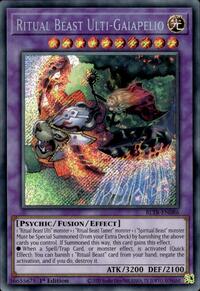 Ritual Beast Ulti-Gaiapelio - Secret Rare - BLTR-EN086