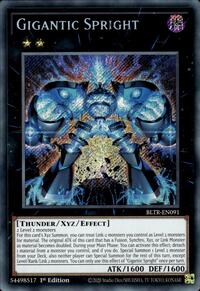 Gigantic Spright - Secret Rare - BLTR-EN091