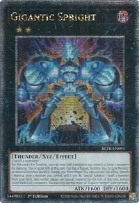 Gigantic Spright (Quarter Century Secret Rare) - Quarter Century Secret Rare - BLTR-EN091