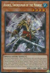 BLMM-EN024 Avance, Swordsman of the Nekroz (Secret Rare)