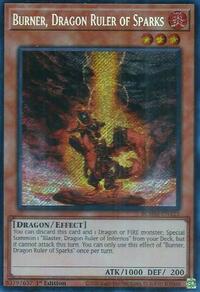 BLMM-EN123 Burner, Dragon Ruler of Sparks (Secret Rare)